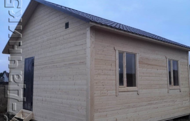 3 два каркасно-щитовых дома 6×6, 36 м², Лен. область, деревня Немятово-2 (3)